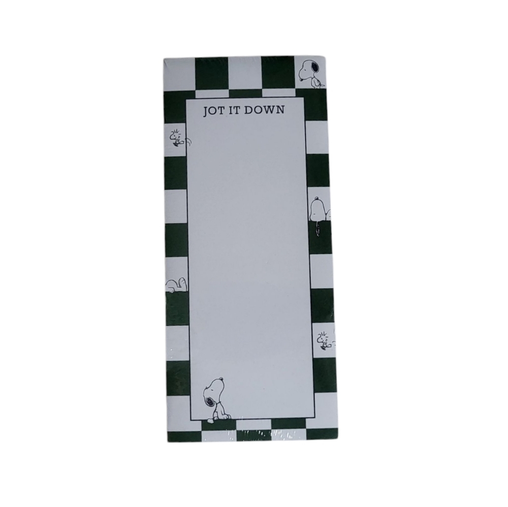 NEW Graphique Snoopy Jot It Down Notepad